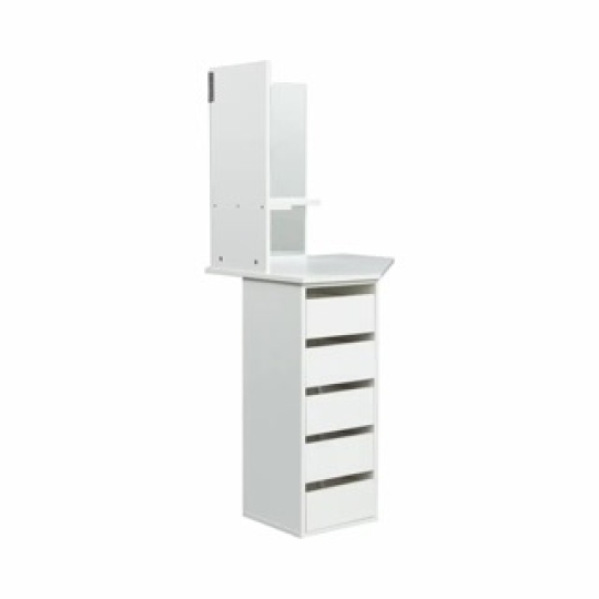 Bàn trang điểm thiết kế đặt ở góc tường, có ngăn kéo tiện lợi - TĐ007