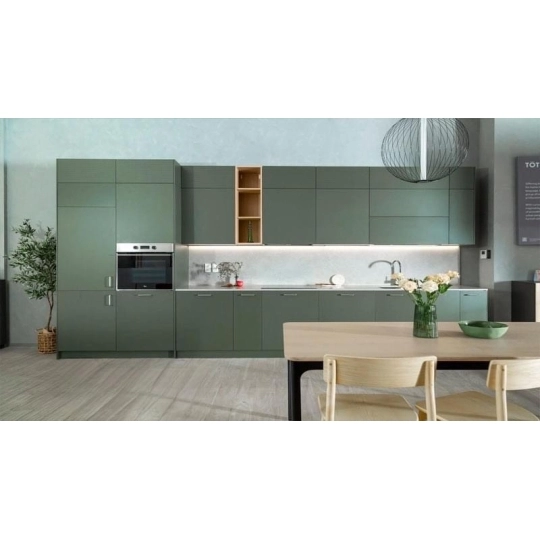 Tủ Bếp Gỗ Công Nghiệp MDF Chữ I Hiện Đại 