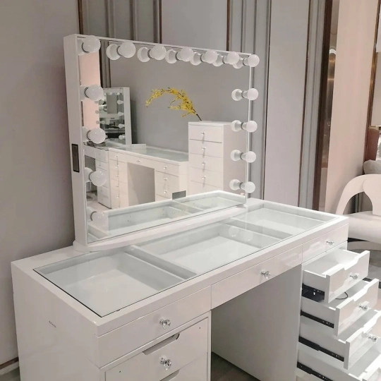 Bàn trang điểm 13 ngăn tiện lợi sang trọng-TĐ006