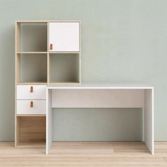 Bàn Làm Việc  Sang Trọng  Hiện Đại Màu Nâu BLV002